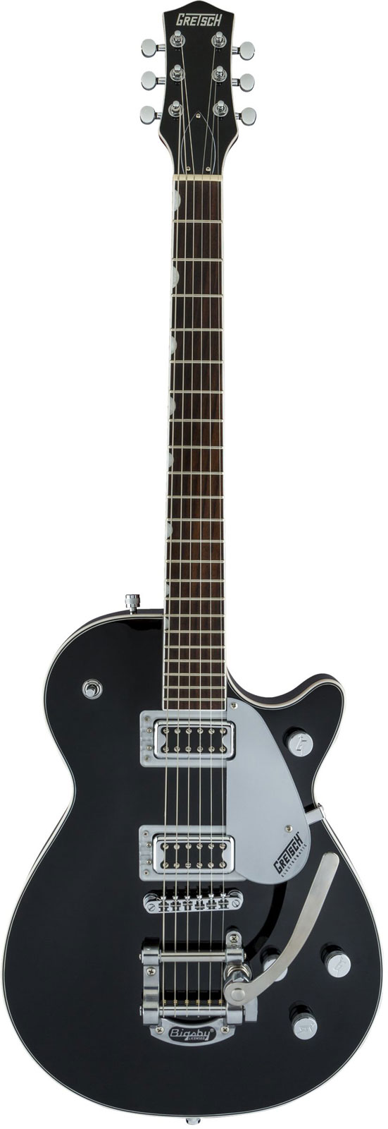 GRETSCH GUITARS G5230T ELECTROMATIC JET FT SINGLE-CUT WITH BIGSBY, BLACK WLNT, BLACK